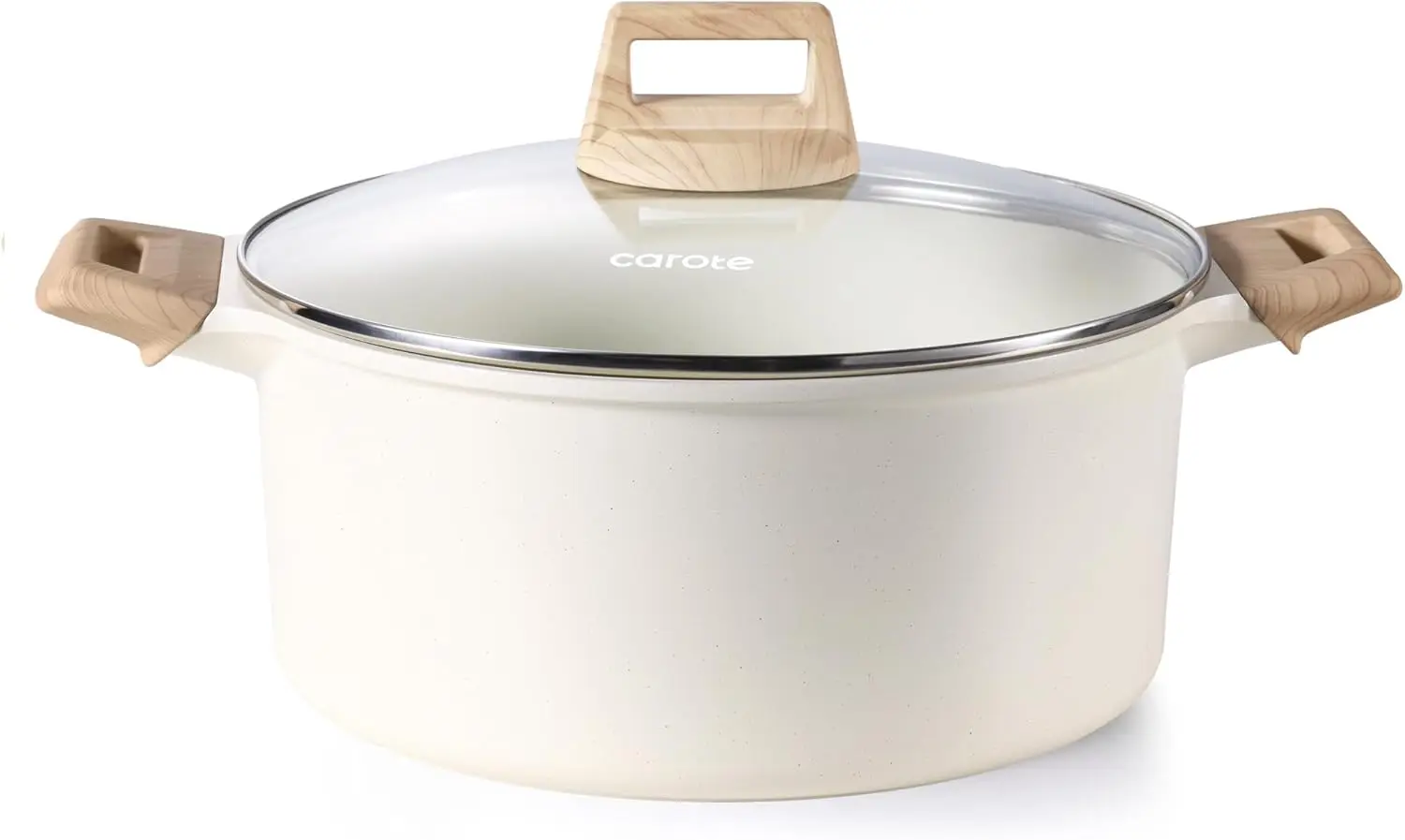 

6 Qt Nonstick Stock Pot with Lid Soup Pot, 6 Quart Casserole with Lid, Easy to Clean Non Stick Cooking Pot Cookware PFOA