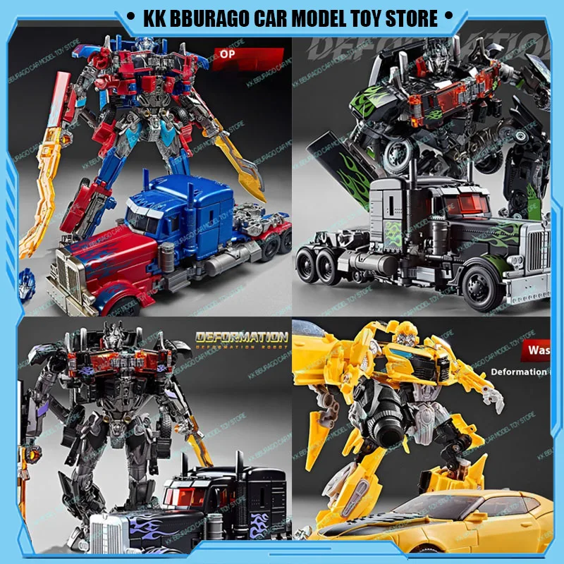 

New Transformation WJ L7022D OP Action Figures KO SS05 OPtimus Prime 20cm Fiugrines Bumblebee Model Toys Children Boy Present