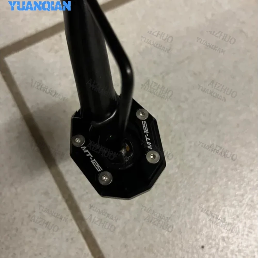 

For Yamaha MT15 MT125 MT-15 MT-125 MT 15 125 2015-2025 Motorcycle Kickstand Foot Side Stand Extension Enlarger Support Plate Pad