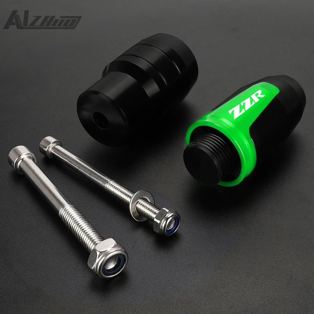 For Kawasaki ZZR250 ZZR600 ZZR1200 ZZR1400 ZZR 250 600 Falling Protection Frame Exhaust Slider Faring Guard Crash Protector
