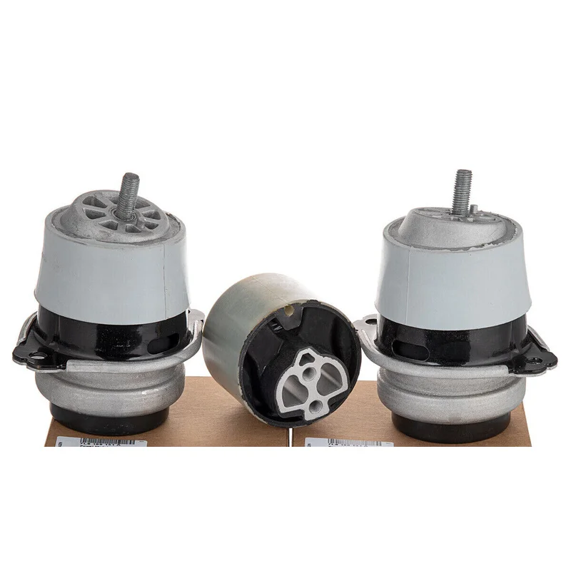 V+ OEM Pair Engine Mounts and Trans Mount 95837504900 For Porsche Cayenne 92A 2010-