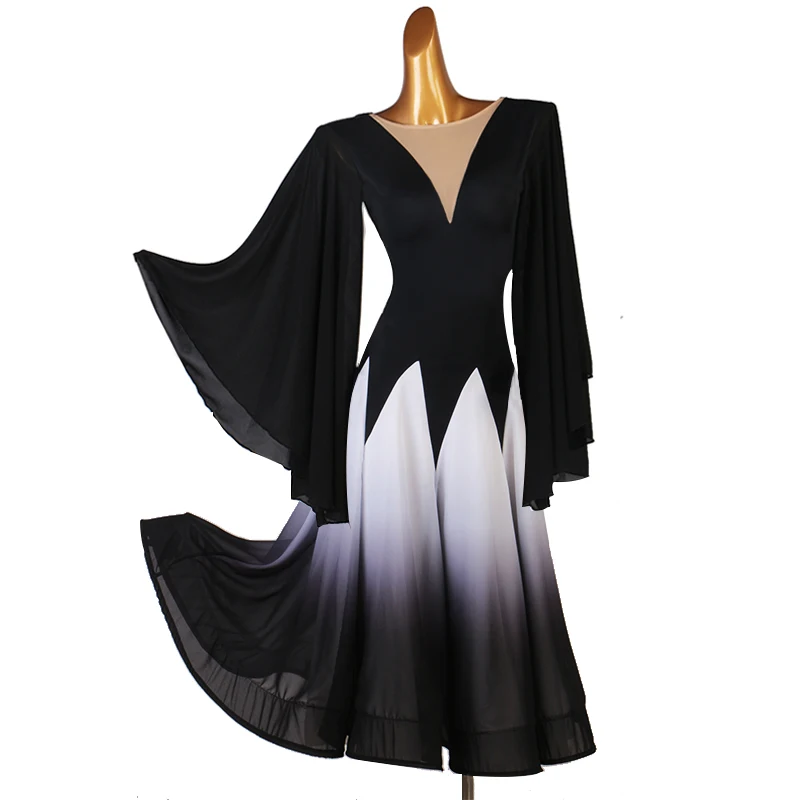 

New Arrival Beautiful Back Modern Dance Dress for Waltz Tango Ballroom Dance Competition Performance