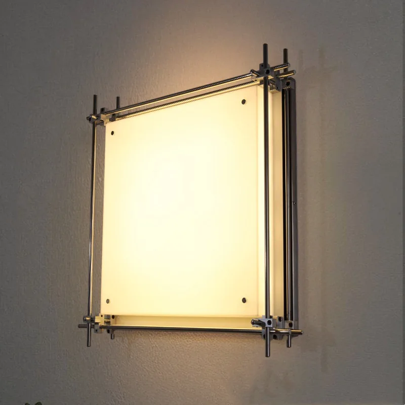 Wall lamp, optical axis model room hotel creative bedroom bedside wall lamp