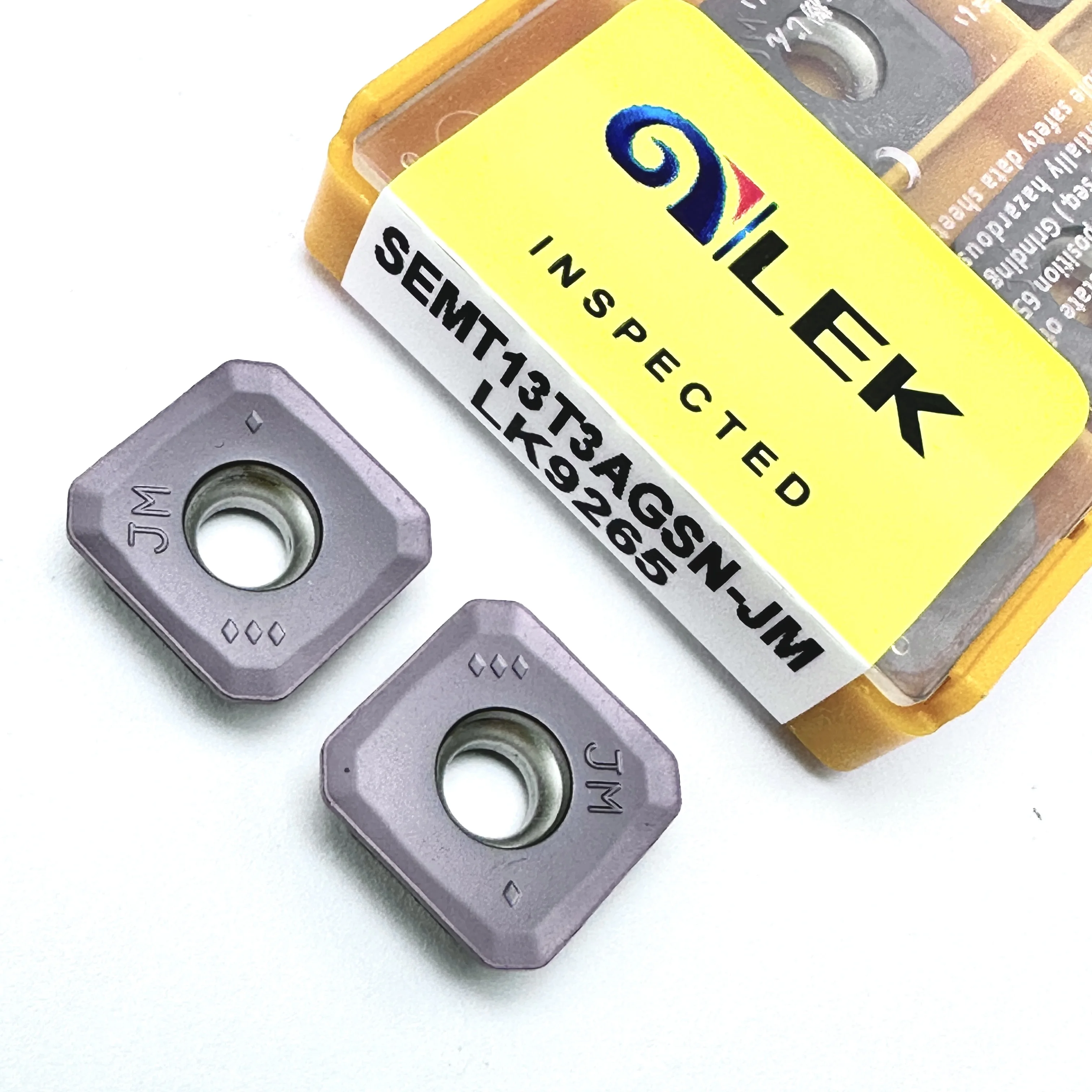 SEMT13T3AGSN-JM LK9265 Inserto in metallo duro Inserto per fresatura Utensili da taglio per tornio CNC lavorazione dell'acciaio Utensili da taglio di alta qualità