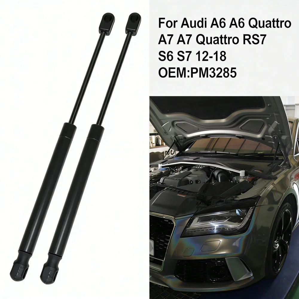 For Audi A6 Quattro A7 Quattro RS7 S6 S7 2012-18 Car Front Engine Hood Bonnet Gas Struts Lift Support Rod Bar Accessories