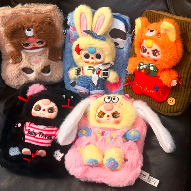 

Подлинная сумка для мобильного телефона Baby Three V2, слепая коробка, подвеска, милая кукла, аниме-фигурки, загадочная коробка, игрушка, милый сюрприз, подарок на день рождения