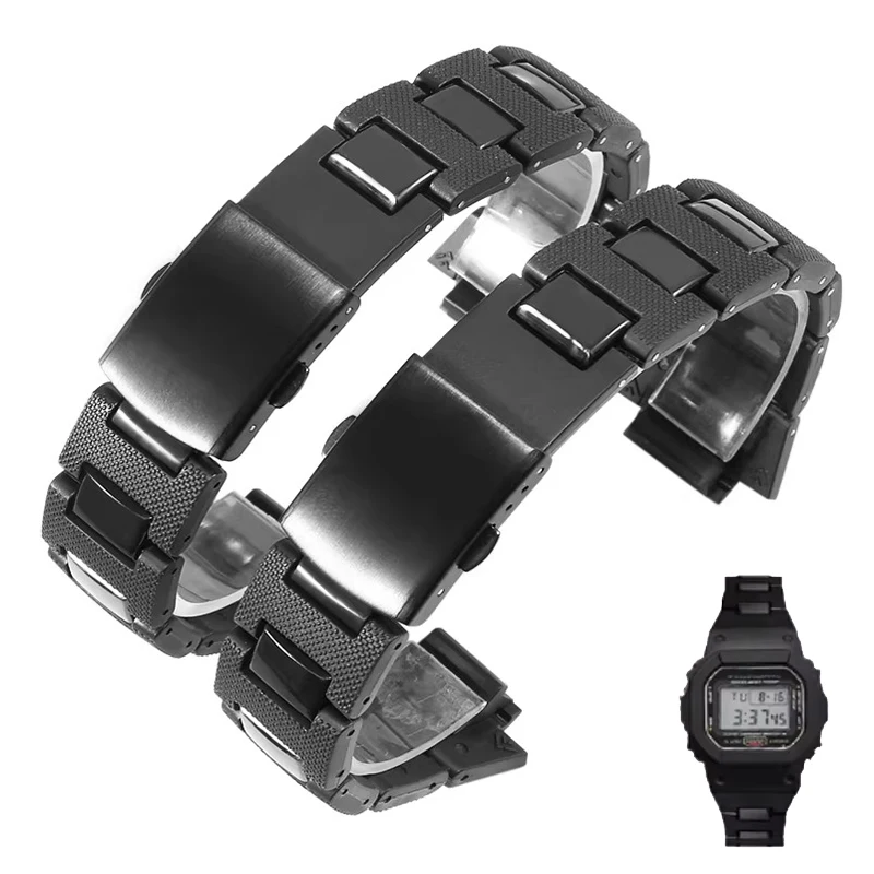 

Аксессуары для часов Casio DW6900/DW9600/GW-M5610/DW5600, ремешок из ПВХ, пластиковый мужской ремешок 16 мм, спортивные браслеты, легкий вес