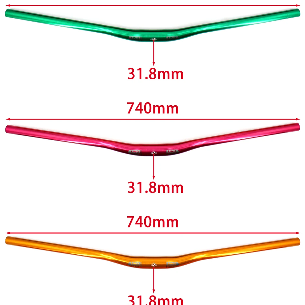 MTB-Lenker für Mountainbike 31,8 mm MTB-Fahrradtisch für Fahrradlenker 740/780 mm Schwalben-Lenkerteile bunt – Detail 8