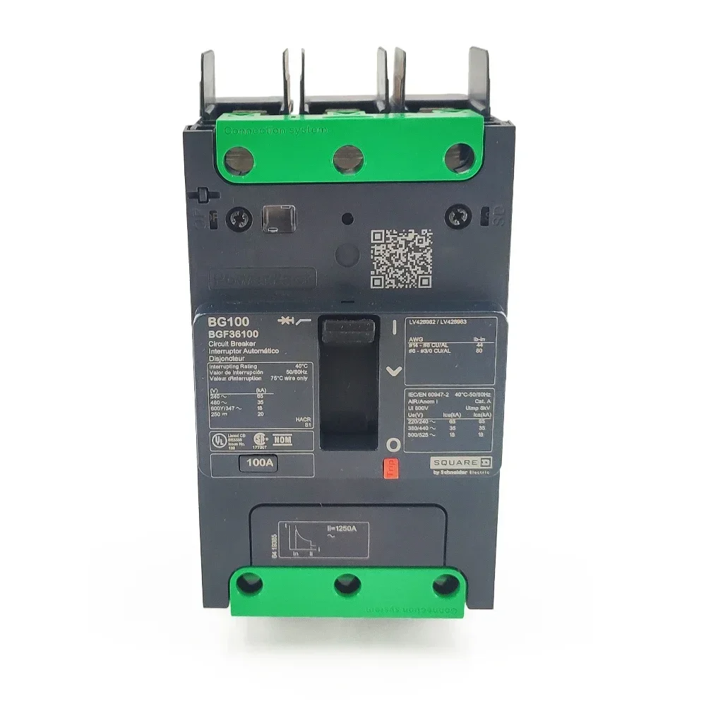 2026/Square D PowerPact B 18KA 3pole Circuit breaker BDL36125 BGF36100 BGF36125 BGF36100 BDL36100 BDL36080 EverLink