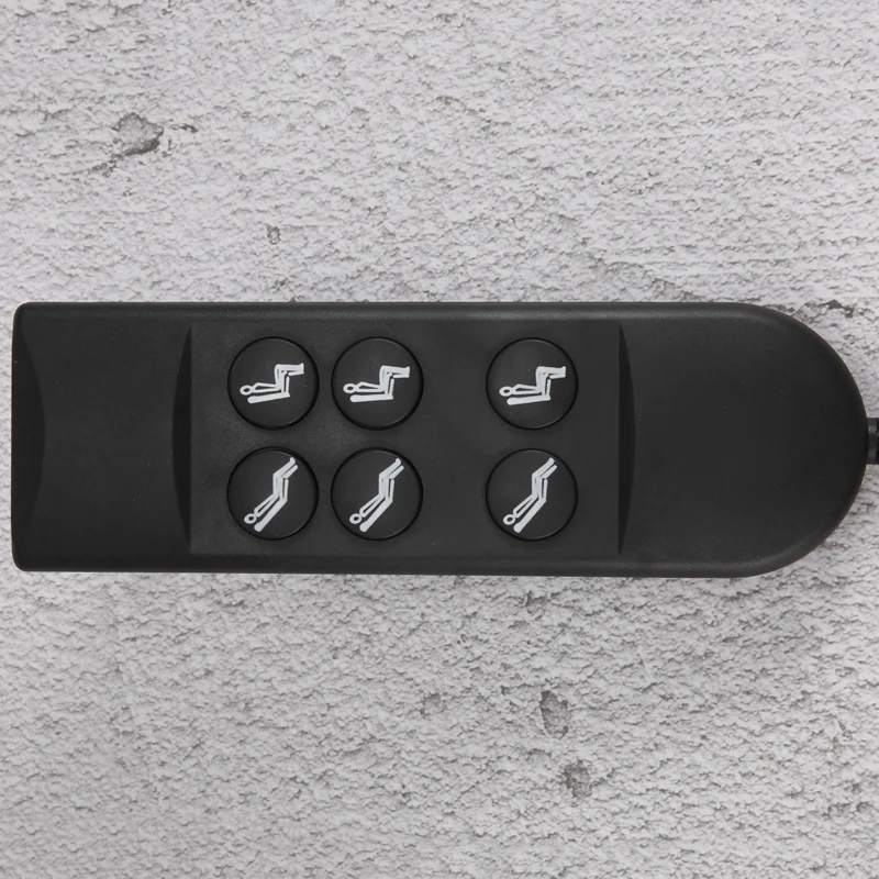 Piezas de silla reclinable eléctrica, interruptor de Motor reclinable, controlador de mano de 6 botones para sofá eléctrico, nuevo