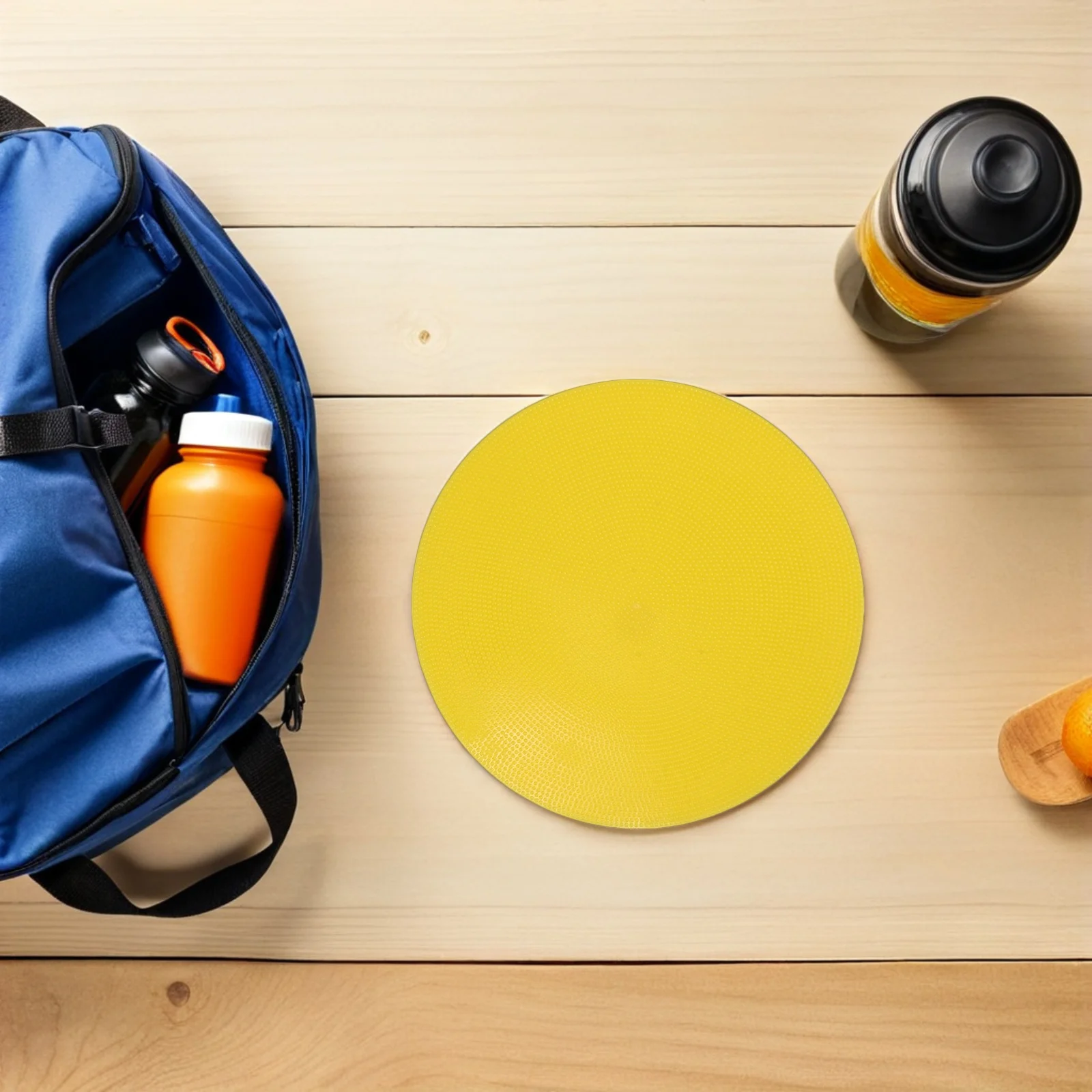 

8Pcs Sports Field Markers 9Inch Flat Disc Spot Floor Dots Non Slip High Visibility for Soccer Basketball Tennis Agility Training