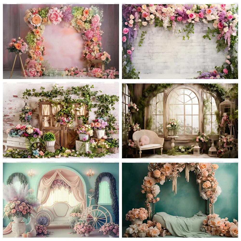

Photography Background Dream Spring Easter Garden Floral Child Birthday Party Art Portrait Decor Backdrop Photo Studio