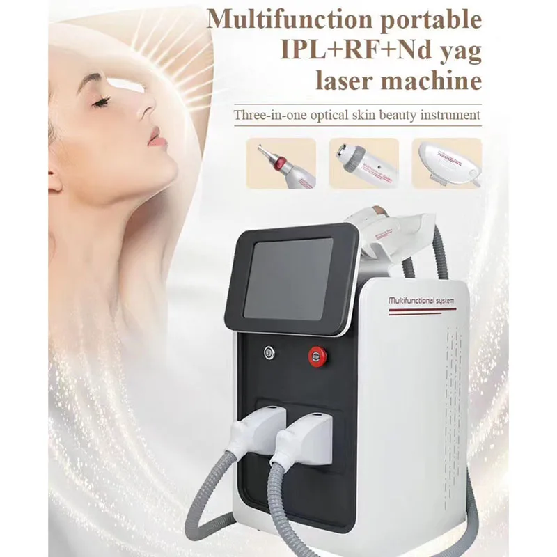 

2023 Free delivery 3in1 OPT IPL laser painless hair removal beauty machine tattoo removal skin repair beauty equipment