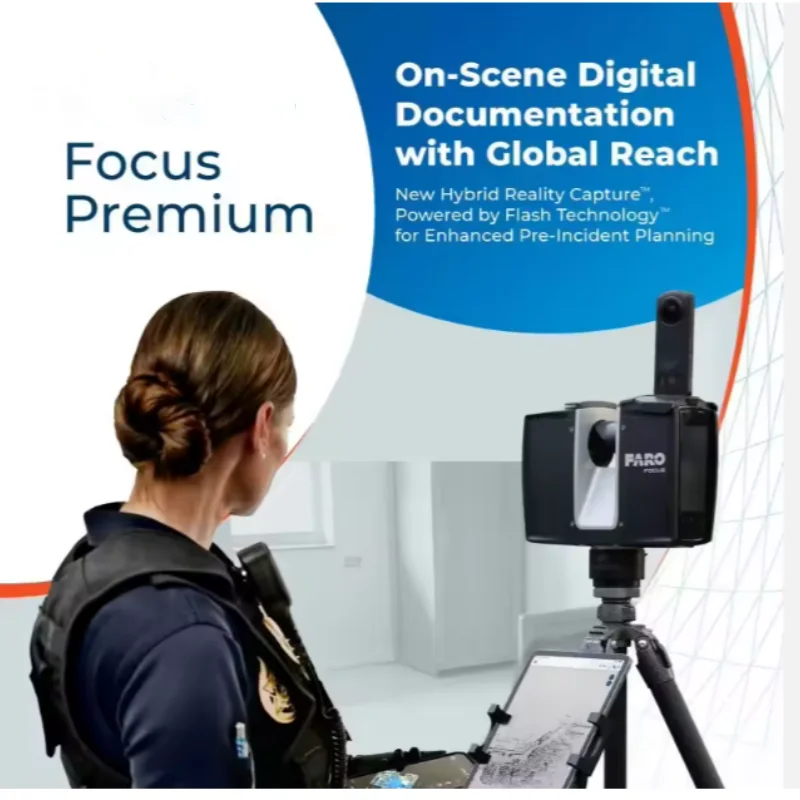 التركيز قسط 350 متر يده ScanStation 3D ماسح ضوئي ليزر فائق الدقة اللون داخلي في الهواء الطلق المسح الضوئي OEM