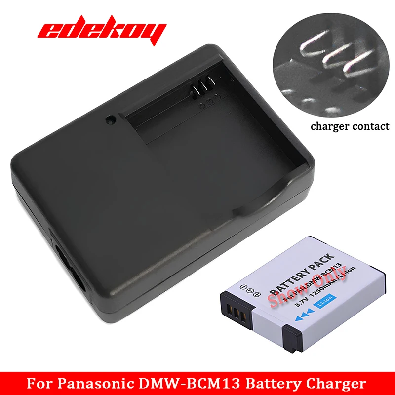 DE-A50B DEA50 Charger DMW-BCM13,DMW-BCM13PP,BCM13E Battery For Camera Panasonic Lumix DMC-ZS40,TZ60,ZS45,TZ57,ZS50,TZ70,ZS27,TS5