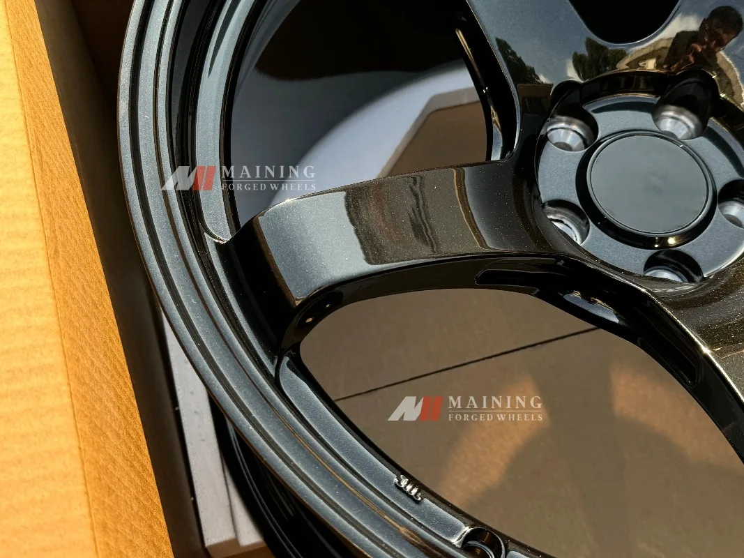 Titanium Black Forged Advan GT Custom Alloy Wheels, Beyond Collection 5x120 Rims Compatible with BMW F80 E92 M3 F82 M4