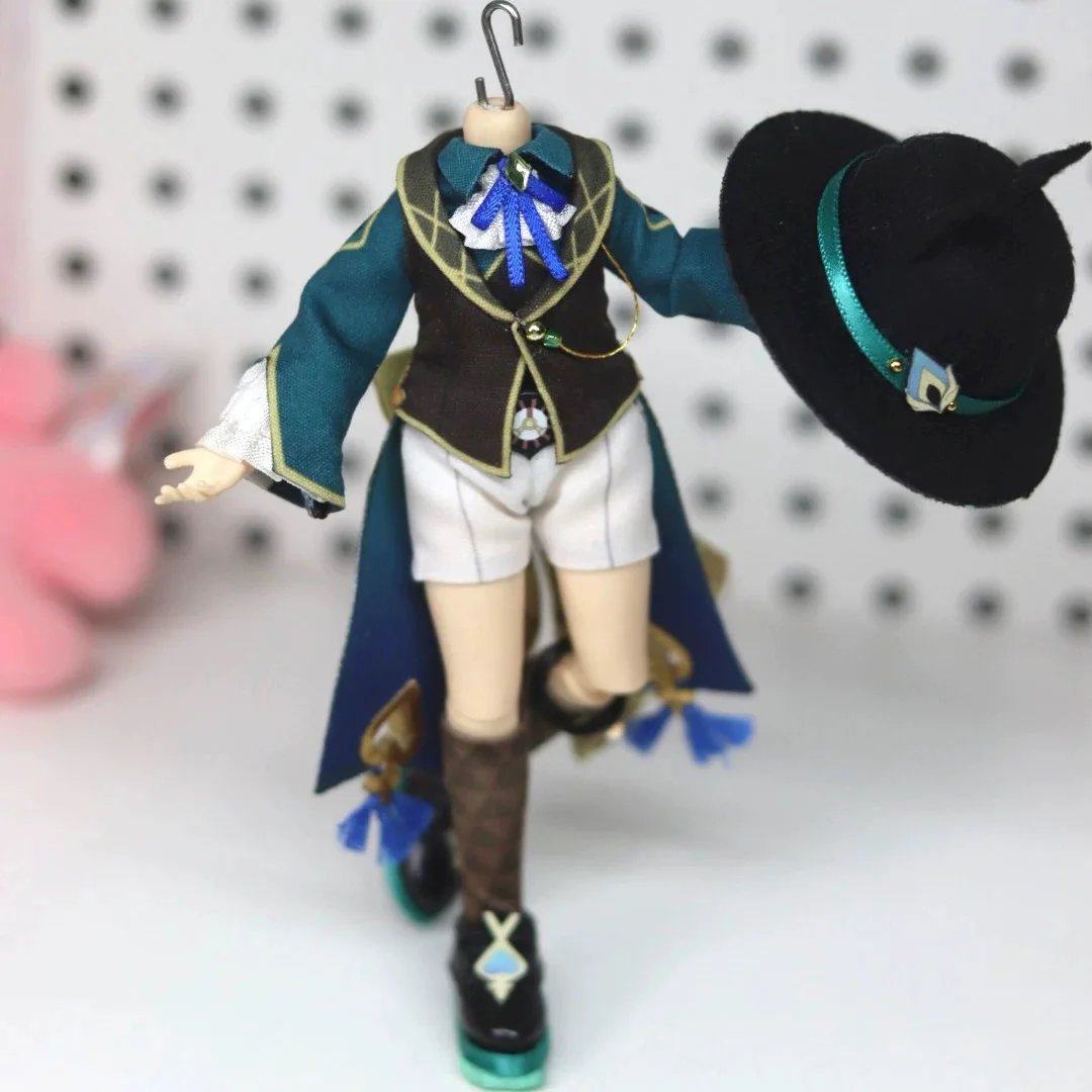 

Aventurine Dr. Ratio Cosplay Ob11 Clothes 1/12 BJD Anime Game Cosplay Doll Costumes Handmade Product Toys Accessories