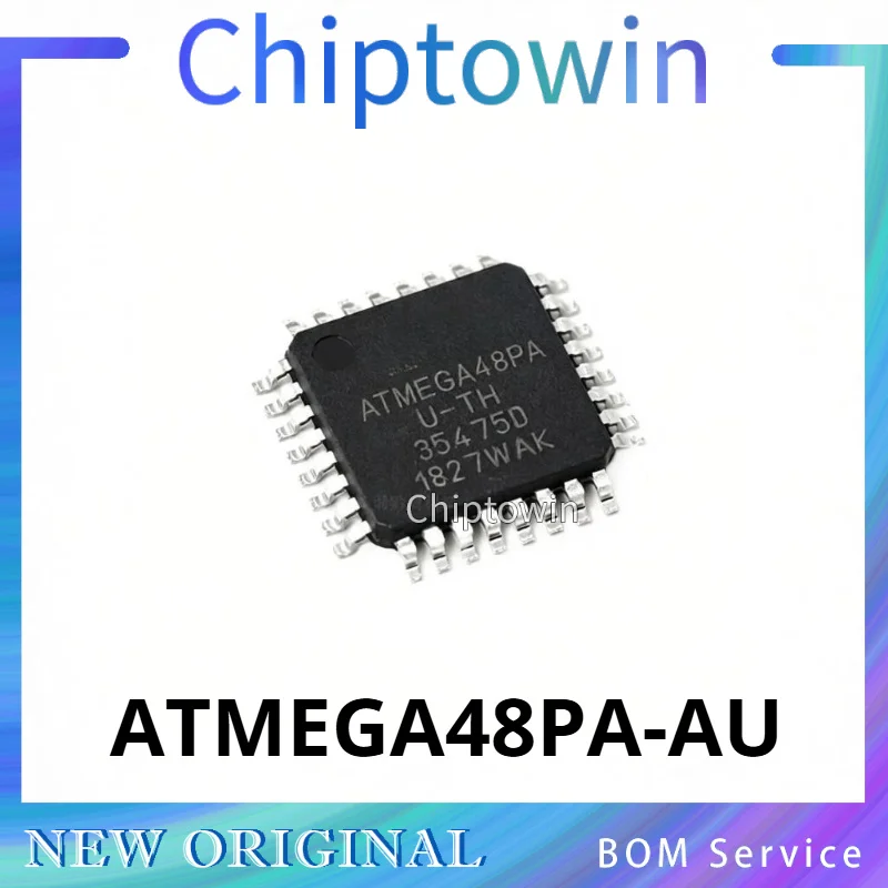 5/50/500 pcs ATMEGA48PA-AU TQFP-32 AVR Microcontroller W7