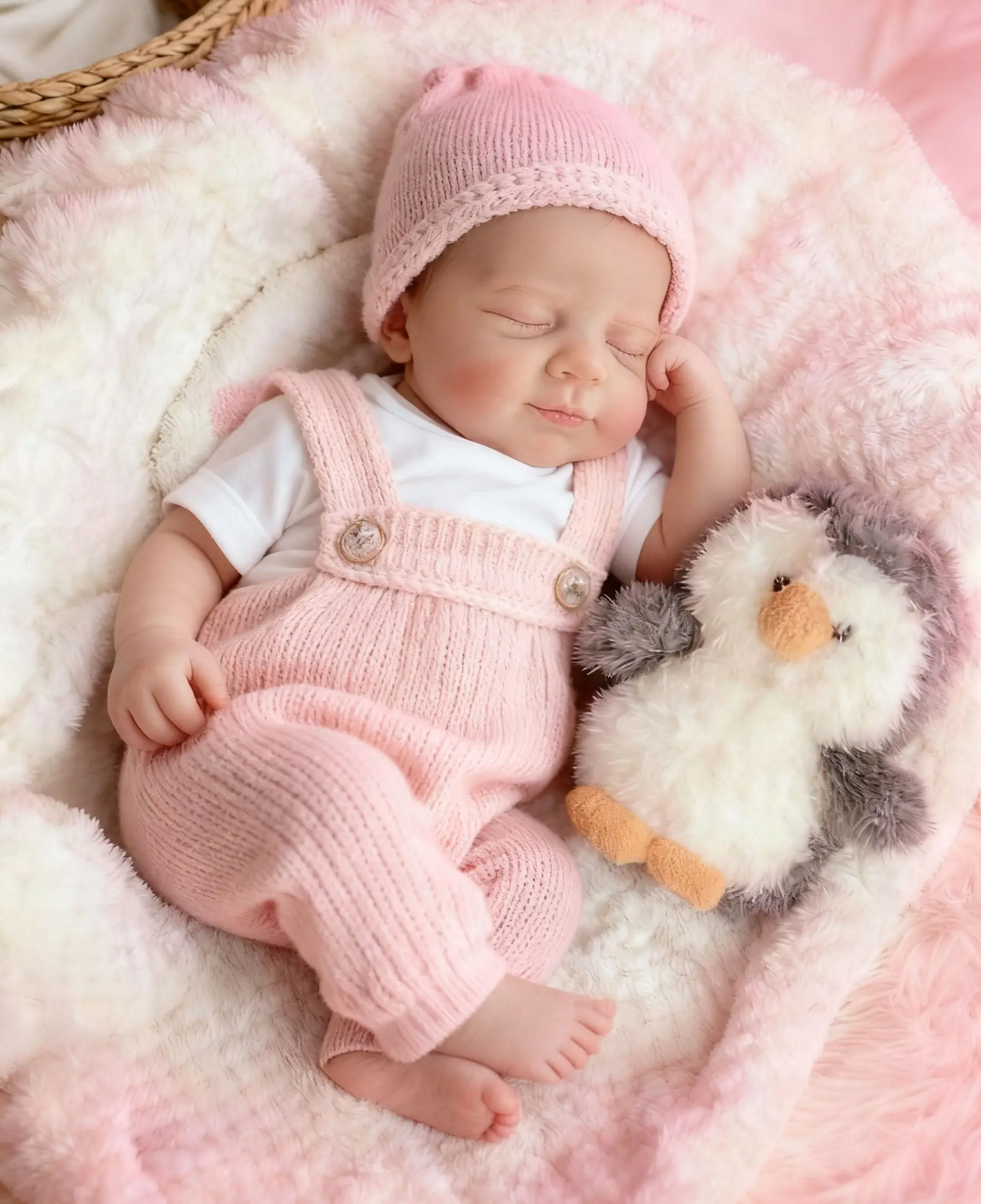 Fashion Suit Toddler Realistic Newborn Doll 20-Inch Lifelike Cute Soft Princess Reborn Doll Full Body