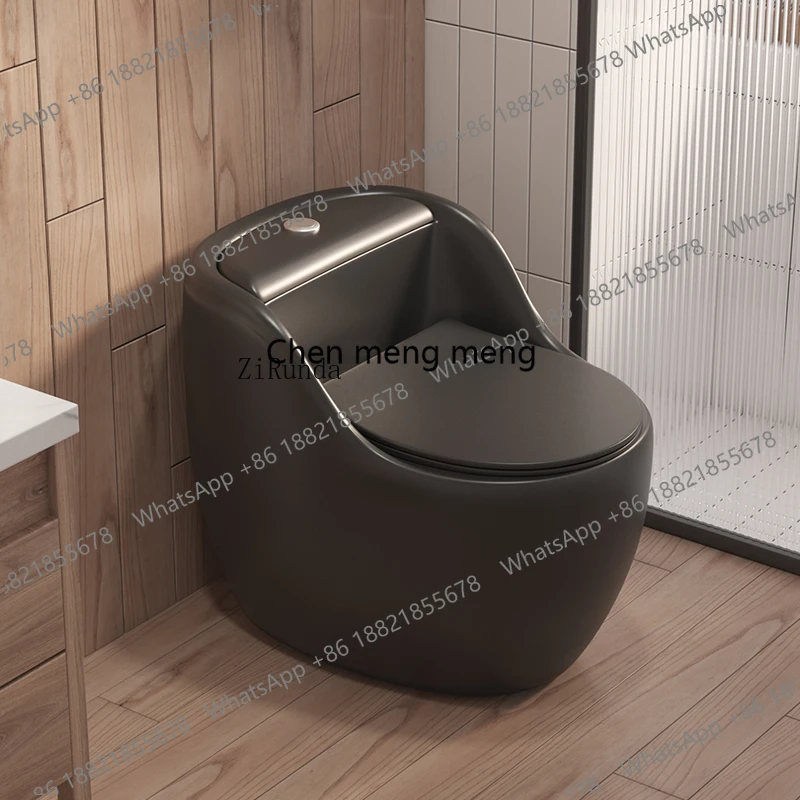 

Французский ретро-зеленый цвет, обычный унитаз, бытовой креативный яйцевидный унитаз большого диаметра