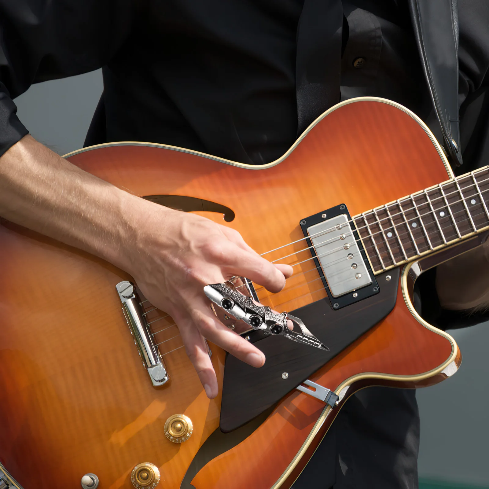 

2 шт., кольца с черепом, ретро, открытое готическое кольцо с полным пальцем, вечерние кольца на Хэллоуин, панк, винтажное шарнирное кольцо, аксессуар для костюма, палец