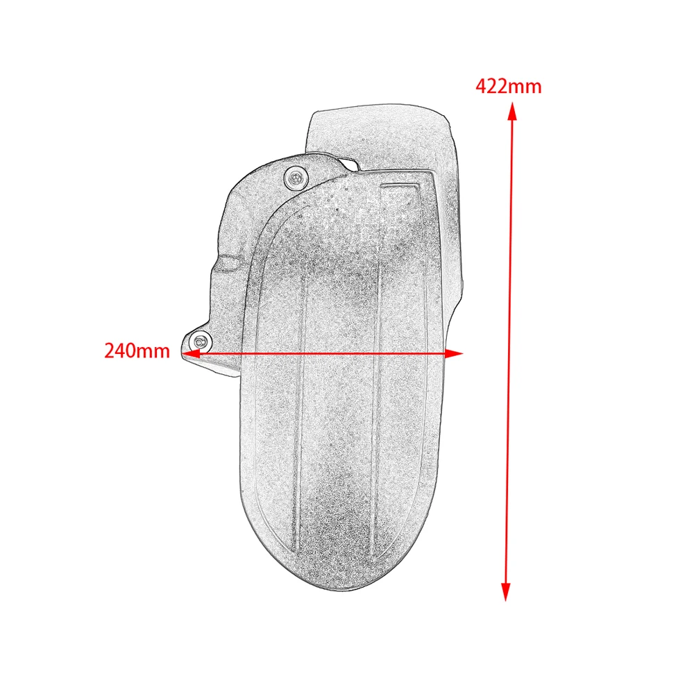 For 2020 2021 2022 2023 Forza350 NSS350 Forza 350 NSS 350 Rear Fender Mudguard Mudflap Hugger Mud Guard Cover Motorcycle Parts