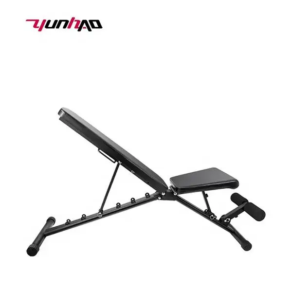 High Quality Gym Commercial Equipment Multi-Function Workout Incline Adjustable Foldable Sit up Weight Lifting Bench