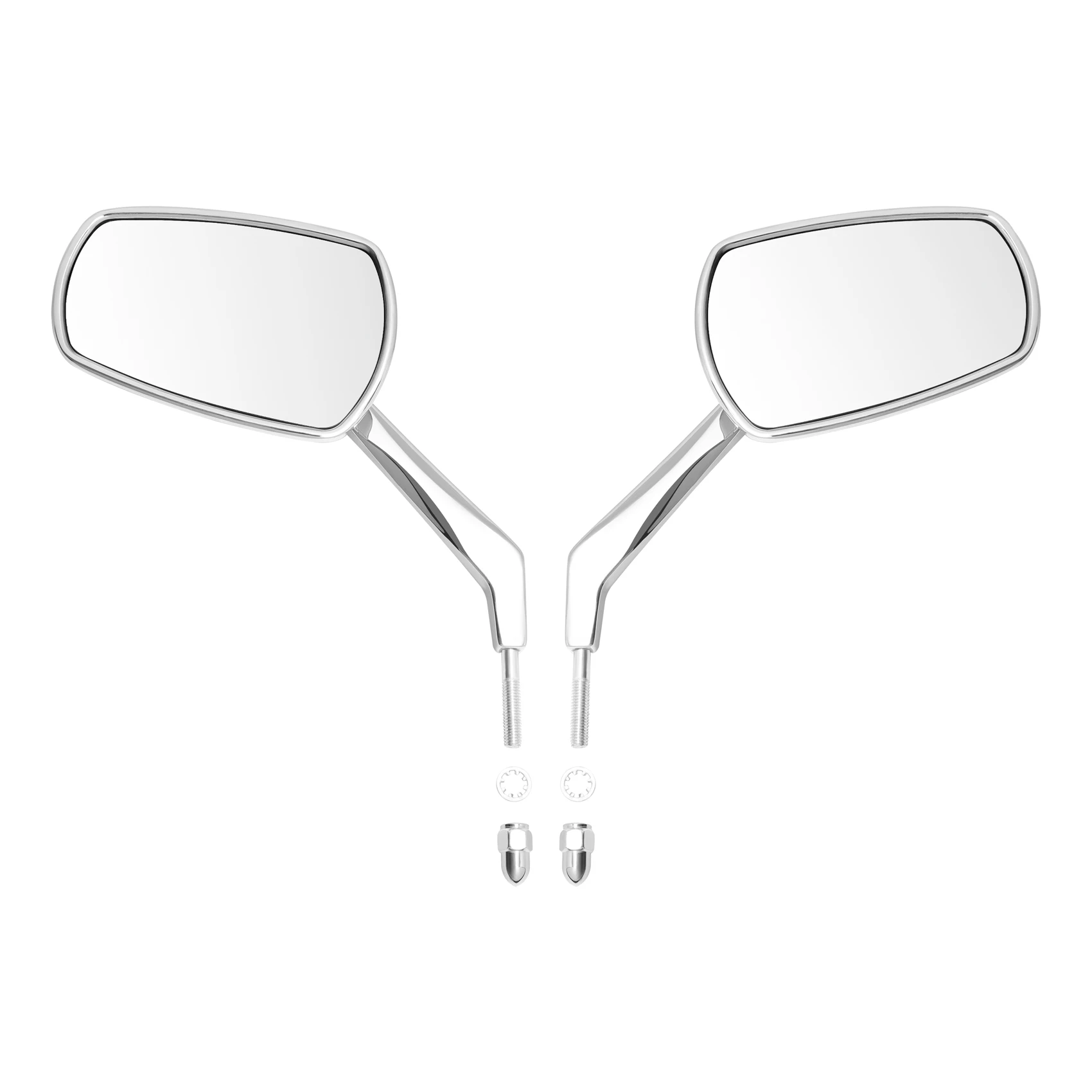 Rear View Mirrors For Harley Touring Road King Street Electra Glide 1982-later Motorcycle