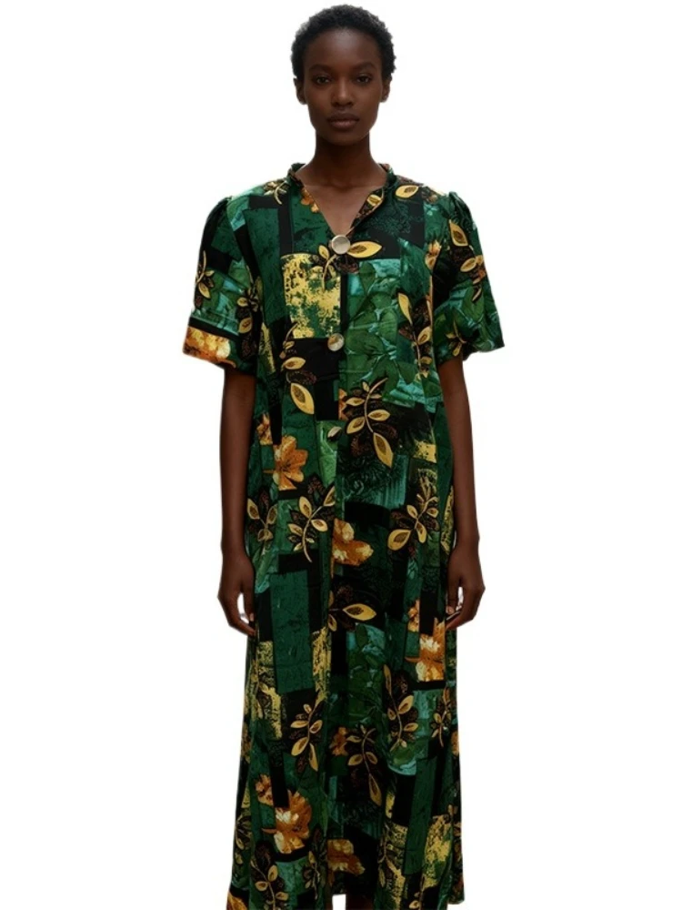 

African Dresses For Women Vetement Femme Dashiki Abaya Maxi Dress Africa Clothes Dashiki Ankara Dresses 2026 Spring Autumn New