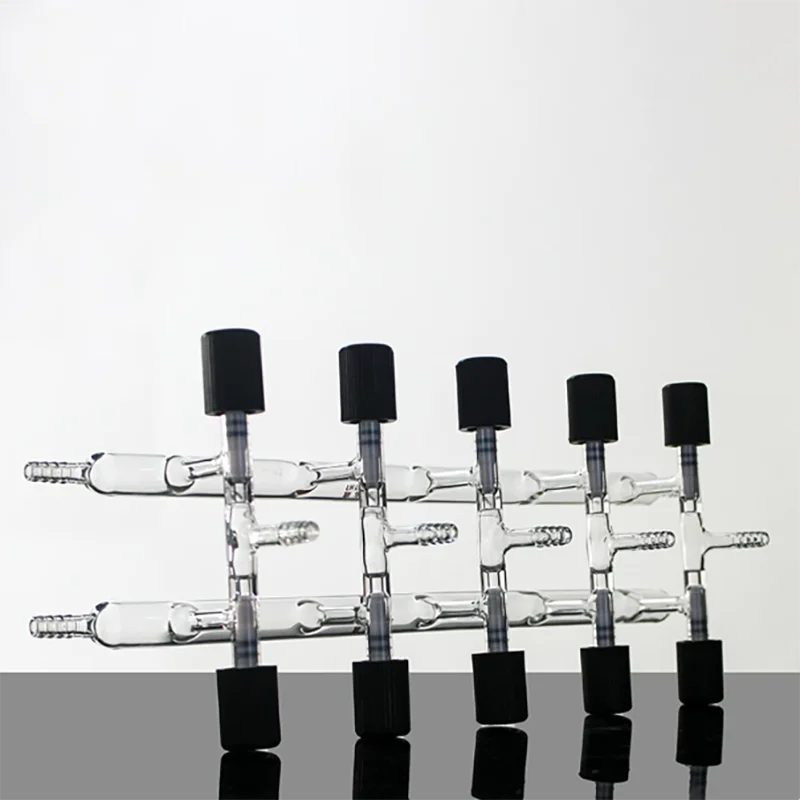 1PCS Double row pipe gas distributor high vacuum valve 4/5/6 section vacuum valve