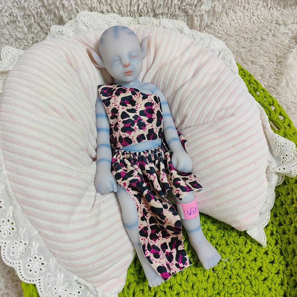 WW1812 31cm 680g Avatar Doll Full Body Silicone Baby Fashion Dolls Toy Doll Realistyczne realistyczne lalki dla dzieci Lovely Accompany Doll