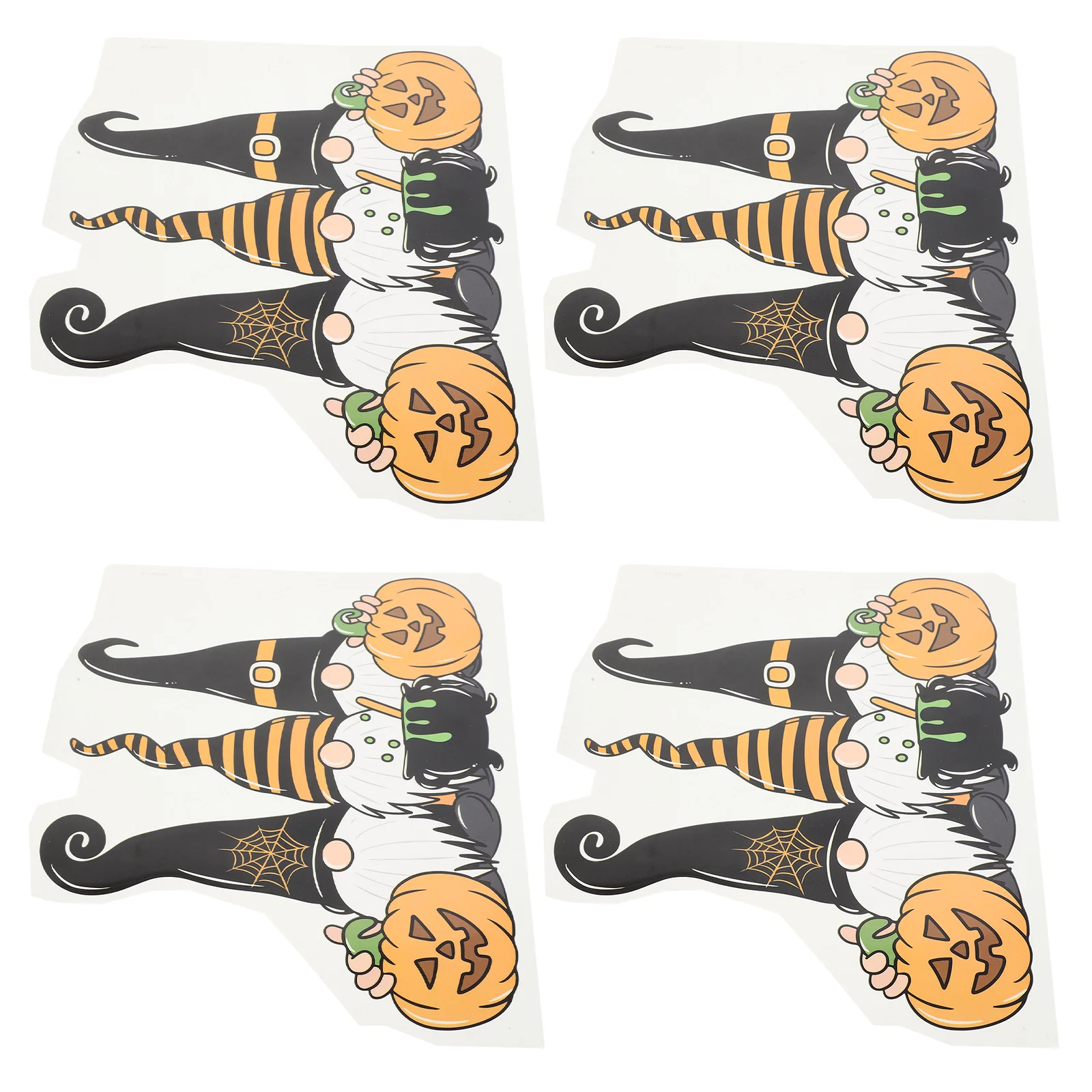 

4Pcs Halloween Iron on Transfers Heat Transfer Decals for T Shirts DIY Clothes Stickers Washable Iron on Decals Apparel Patches