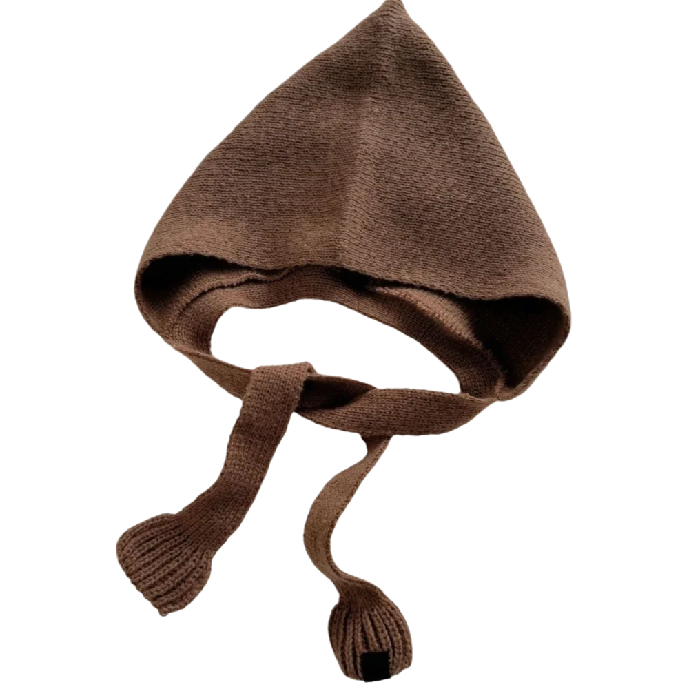 

Fashion Korean Style Balaclava Cap Soft Thicken Coldproof Hooded Caps Ear Protection Windproof Knitted Beanies Hats Outdoor