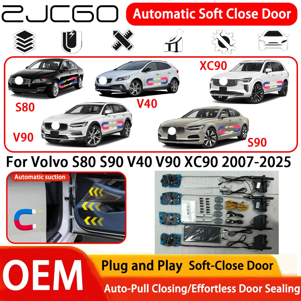 

﻿for Volvo S80 S90 V40 V90 XC90 2007-2025 Car OEM Plug and Play Automatic Electric Soft Close Door Comfort Closing System
