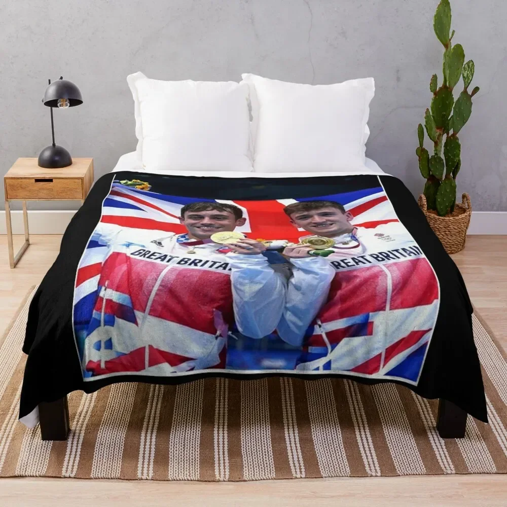 

Tom Daley Throw Blanket Bed Fashionable Flannels Cute Blankets