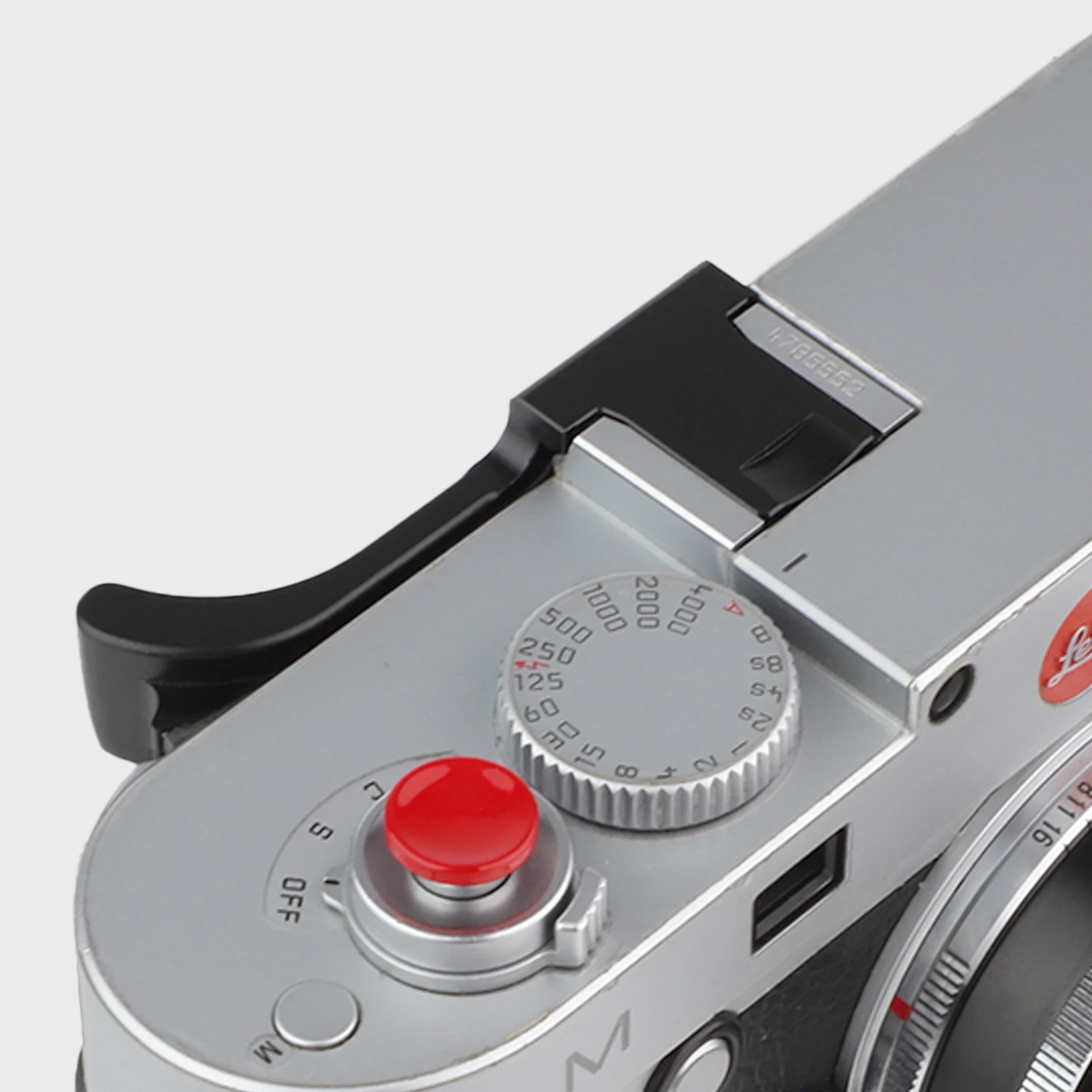 Kim Loại Giày Nóng Ngón Tay Cái Lên Phần Còn Lại Tay Cầm Cho Leica M Typ240 M240 , M-P Typ 240 M240P , M Type262 M262 , M-D Loại Camera 262 Đen