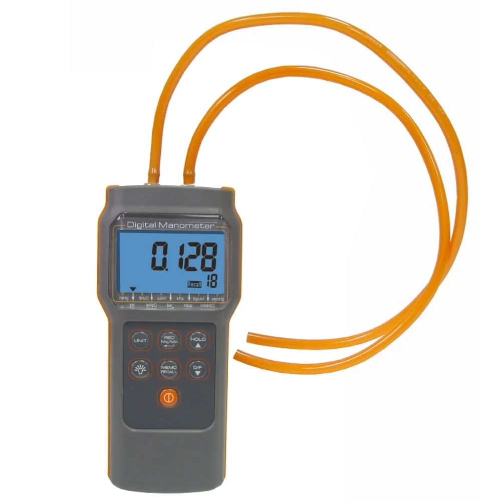 AZ82012 High precision differential pressure detector 1PSI digital differential pressure gauge measuring instrument