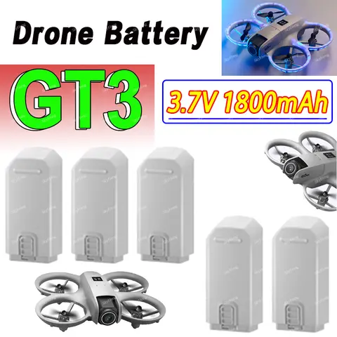 GT3 RC 쿼드콥터 교체용 배터리 액세서리 부품용 LSRC GT3 드론 배터리 3.7V 1800MAh