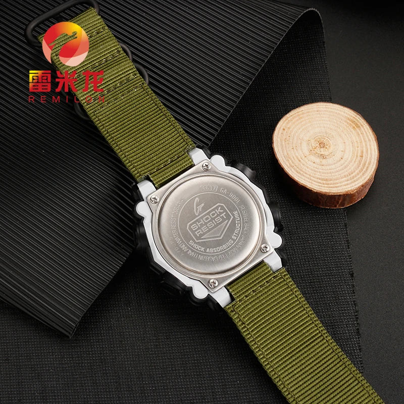 Für casio modifizierte sport nylon uhr armband zubehör dw5600 gwb5600 ga2100 gm2100 GA-2100 GA-2110 gm110 modifiziertes armband
