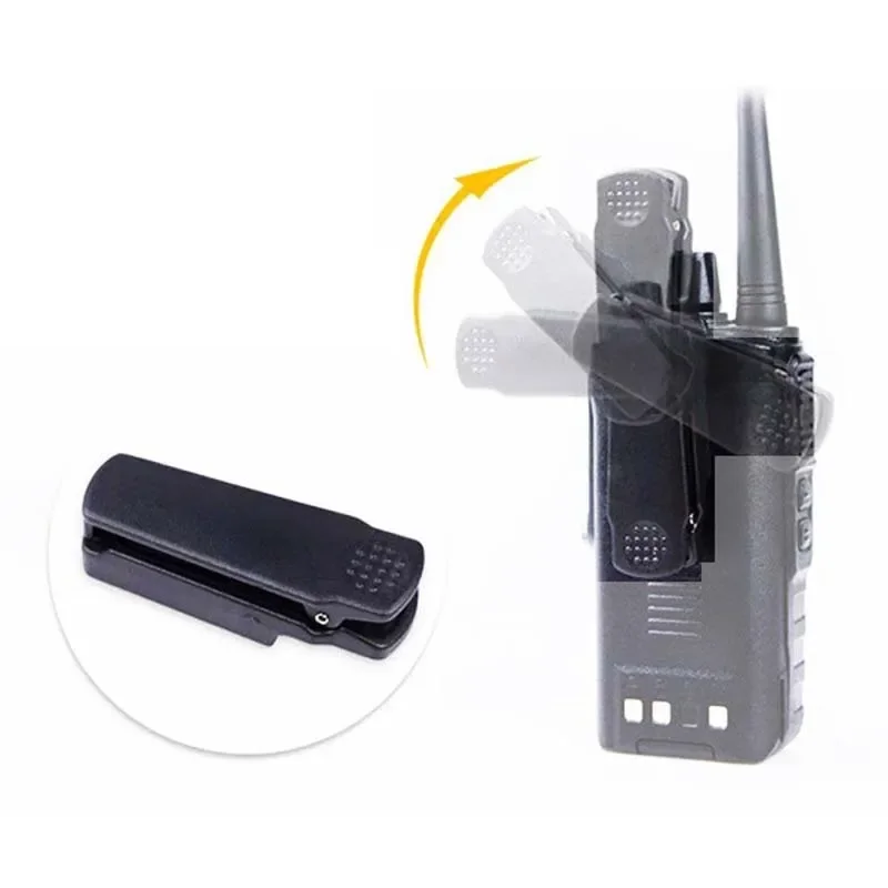 Belt Clip Holder for Handheld Baofeng BF-A58 UV-9R Plus GT-3WP UV-XR BF-9700 Two Way Radio Walkie Talkie