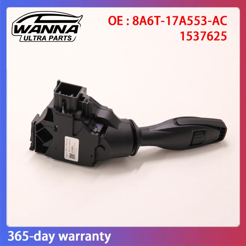 

OE Quality 8A6T17A553AC 1537625 Windshield Wiper Control Switch for Ford Fiesta Ecosport 2008-2012 2013 2014 2015 2016 2017-2019
