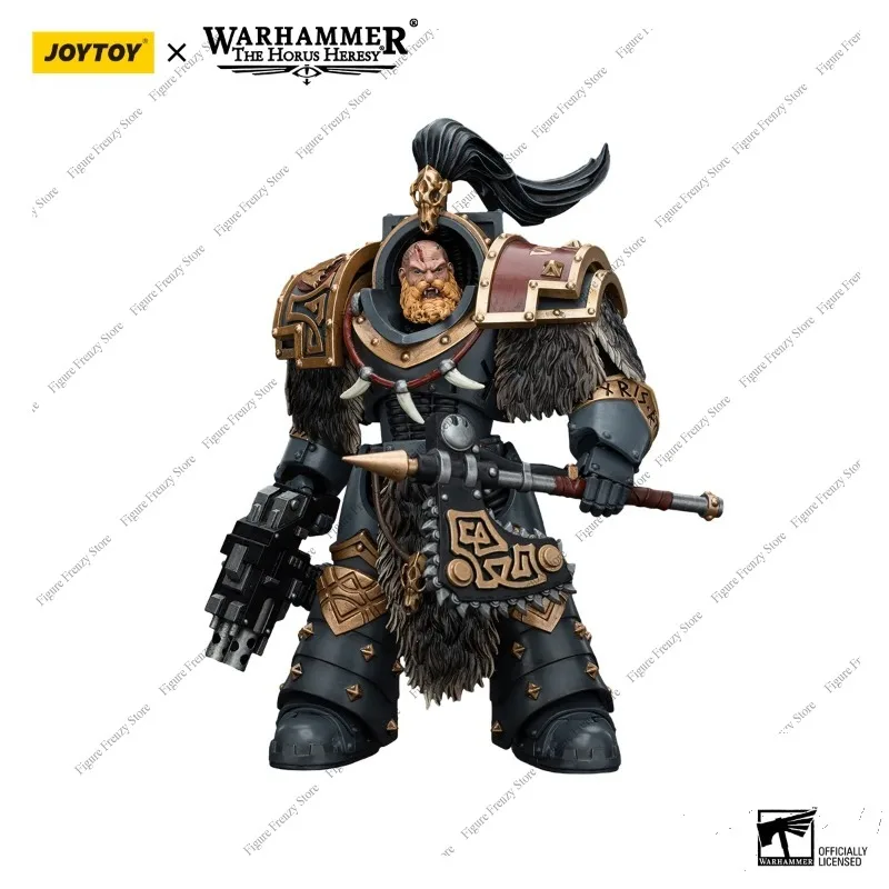Special OfferJOYTOY Warhammer 40K 1/18 Action Figure Space Wolves Varagyr Wolf Guard Squad Varagyr Terminator3 Anime figures Toy
