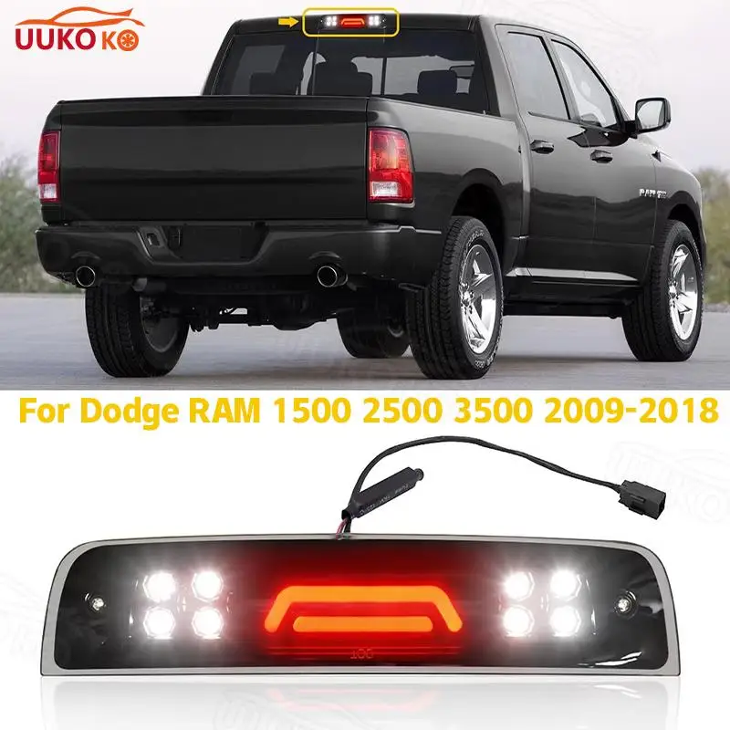 For Dodge RAM 1500 2500 3500 2009-2018 Rear Stop Lamp High Mount Stop Lamp LED taillight Third Brake Light Auto Parts