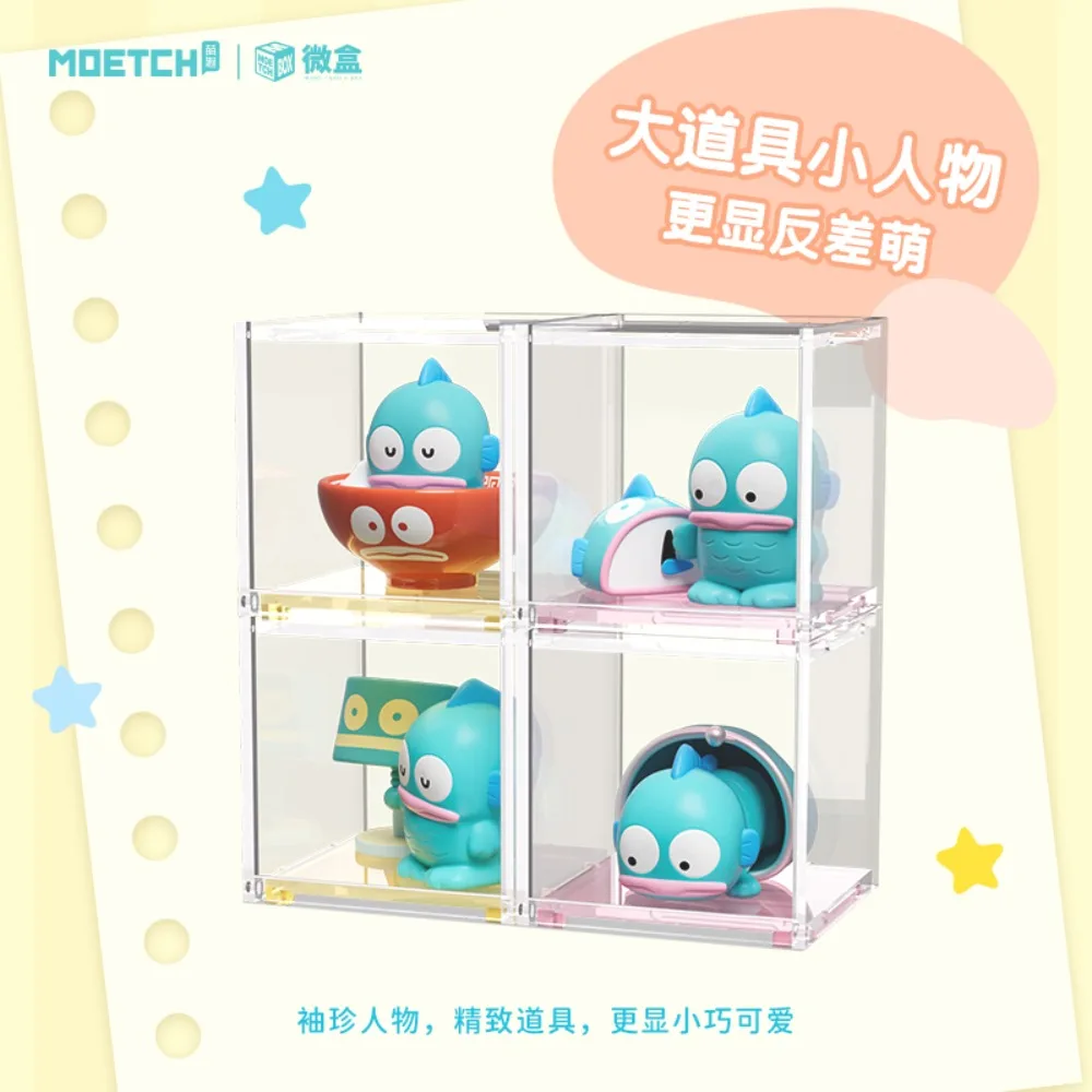 

Sanrio Kawaii Clown Fish Hangyodon Alone Hours Light Series Micro-Blind Box Desktop Ornaments Model Hand-Made Gift Prizes