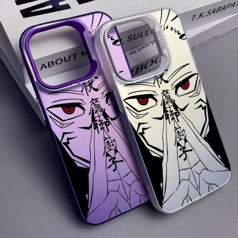 J-Jujutsu Kaisen جراب هاتف ل ممن لهم A3 A5 A6 برو A15 A35 A18 A38 A3X A5X A55 A36 A17 A58 A57 A78 A98 A60 A7 F31 الصلب IMD غطاء