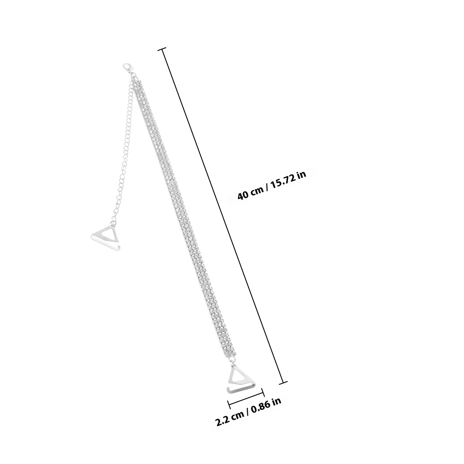 1 paire de supports de sangle de soutien-gorge, ceintures d'épaule antidérapantes en strass pour femmes, remplacement de sous-vêtements, hauts d'été, support de sangle de soutien-gorge