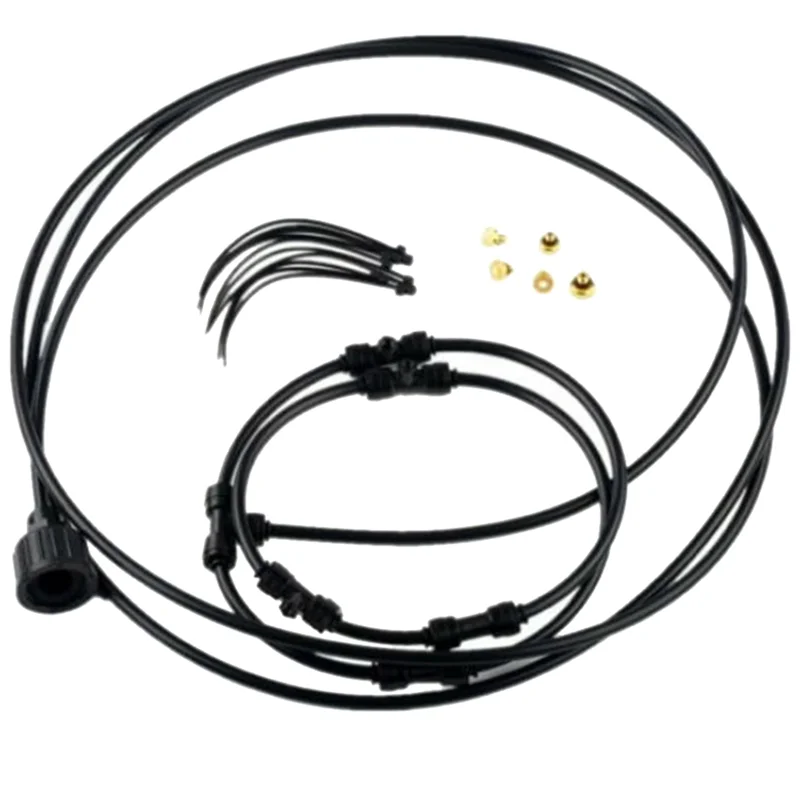 AD23-طقم مروحة تبريد صيفية، طقم مروحة مياه، مناسبة للحدائق وحمامات السباحة والساحات