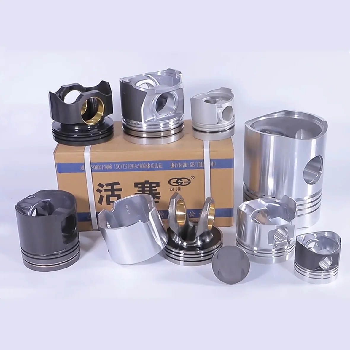 Support custom original high quality engine piston kit piston parts for ford toyota Forged casting Aluminum Steel piston