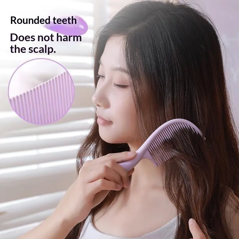 Roller Ball Massage Hair Comb Anti-static Detangling Round Teeth Brush for Long Thick Fine Hair Types