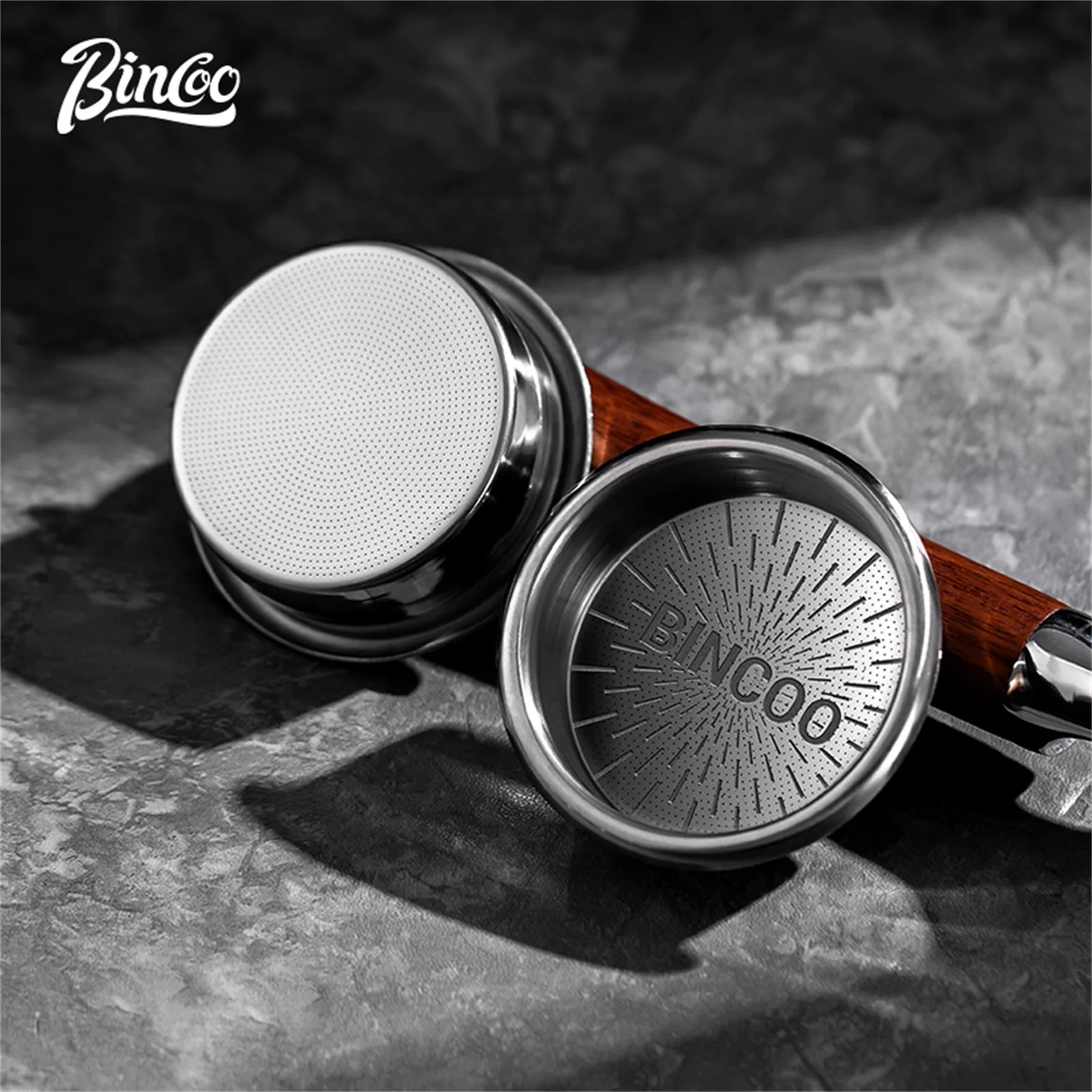 Bincoo High Extraction Matrix Filter Basket - Precision Micro-Sieve Design for 51/58.5mm Portafilter, Enhanced Coffee Yield & Cl